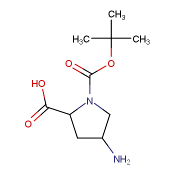 (2S,4S)-4-Amino-1-(tert-butoxycarbonyl)pyrrolidine-2-carboxylic Acid CAS 132622-66-3