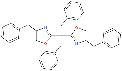 (4S,4'S)-2,2'-(1,3-Diphenylpropane-2,2-diyl)bis(4-benzyl-4,5-dihydrooxazole) CAS 583058-02-0