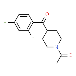 1-(4-(2,4-Difluorobenzoyl)piperidin-1-yl)ethanone CAS 84162-82-3