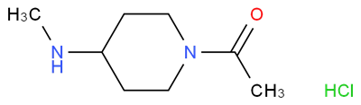 1-(4-(Methylamino)piperidin-1-yl)ethanone Hydrochloride CAS 71879-46-4