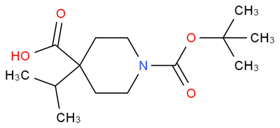 1-Boc-4-isopropyl-4-piperidinecarboxylic Acid CAS 1093396-57-6