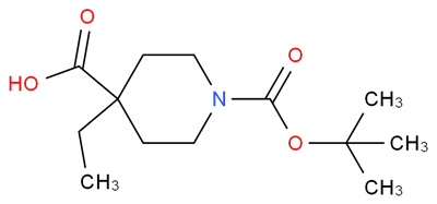 1-(tert-Butoxycarbonyl)-4-ethylpiperidine-4-carboxylic Acid CAS 188792-67-8