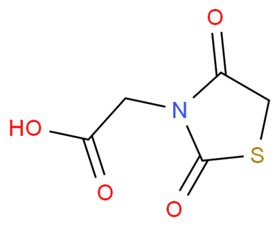 2-(2,4-Dioxothiazolidin-3-yl)acetic Acid CAS 31061-24-2