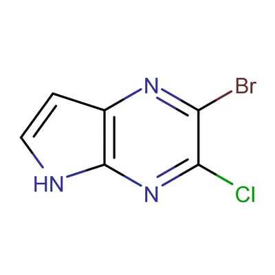 2-Bromo-3-chloro-5H-pyrrolo[2,3-b]pyrazine CAS 1569514-98-2