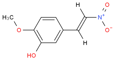 2-Methoxy-5-(2-nitrovinyl)phenol CAS 39816-35-8