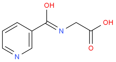 2-(Nicotinamido)acetic Acid CAS 583-08-4