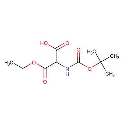 2-((tert-Butoxycarbonyl)amino)-3-ethoxy-3-oxopropanoic Acid CAS 137401-45-7