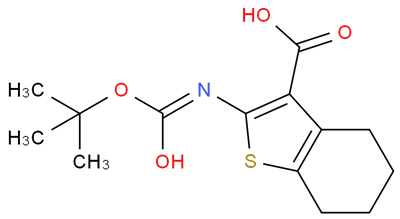 2-((tert-Butoxycarbonyl)amino)-4,5,6,7-tetrahydrobenzo[b]thiophene-3-carboxylic Acid CAS 1240361-06-1