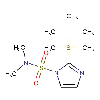 2-(tert-Butyldimethylsilyl)-N,N-dimethyl-1H-imidazole-1-sulfonamide CAS 129378-52-5