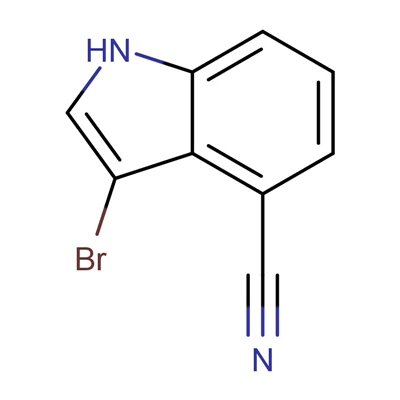 3-Bromo-1H-indole-4-carbonitrile CAS 1186663-64-8