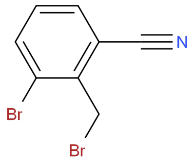 3-Bromo-2-(bromomethyl)benzonitrile CAS 1233479-42-9