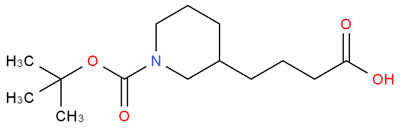 4-(1-(tert-Butoxycarbonyl)piperidin-3-yl)butanoic Acid CAS 318536-95-7
