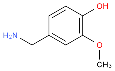 4-(Aminomethyl)-2-methoxyphenol CAS 1196-92-5