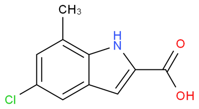5-Chloro-7-methyl-1h-indole-2-carboxylic Acid CAS 15936-74-0