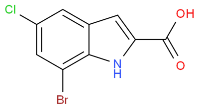 7-Bromo-5-chloro-1H-indole-2-carboxylic Acid CAS 952959-39-6