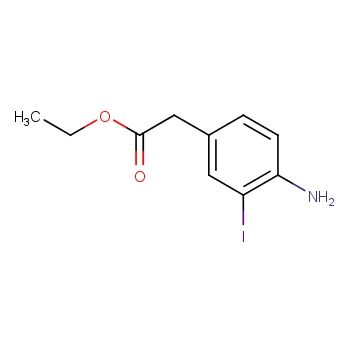 Ethyl 2-(4-amino-3-iodophenyl)acetate CAS 405267-73-4