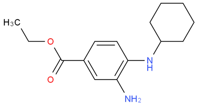 Ethyl 3-amino-4-(cyclohexylamino)benzoate CAS 347174-05-4