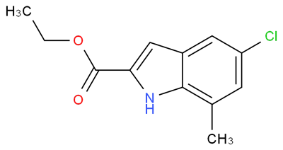 Ethyl 5-chloro-7-methyl-1h-indole-2-carboxylate Cas 15936-71-7