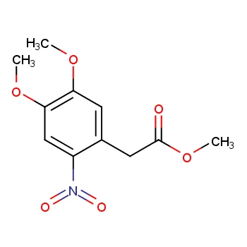 Methyl 2-(4,5-dimethoxy-2-nitrophenyl)acetate CAS 2982-53-8