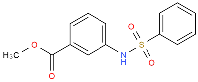 Methyl 3-benzenesulfonamidobenzoate CAS 107922-46-3