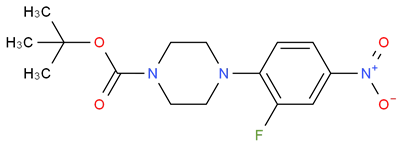 Tert-Butyl 4-(2-fluoro-4-nitrophenyl)piperazine-1-carboxylate CAS 154590-34-8