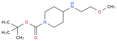 Tert-Butyl 4-((2-methoxyethyl)amino)piperidine-1-carboxylate CAS 710972-40-0