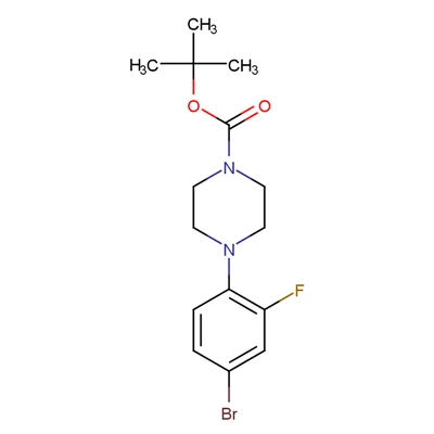 Tert-Butyl 4-(4-bromo-2-fluorophenyl)piperazine-1-carboxylate CAS 1055120-85-8